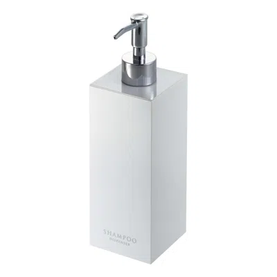 YAMAZAKI HOME SQUARE SHOWER DISPENSER - THREE STYLES, ABS PLASTIC, SHAMPOO, AIRTIGHT, NO ASSEMBLY