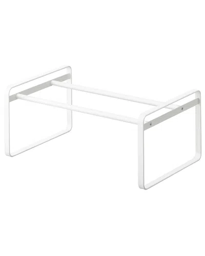Yamazaki Home Stackable Shoe Rack In White