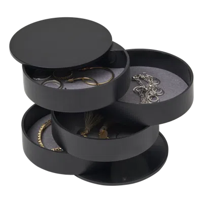 Yamazaki Home Stacked Jewelry Organizer - Two Styles, Abs Plastic, Open, No Assembly