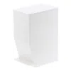 Yamazaki Home Step Trash Can, Abs Plastic, 1 Gallon, 3.9 Liters, Handles, Lid, No Assembly In White