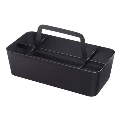 Yamazaki Home Storage Caddy, Steel, Handle, No Assembly In Black