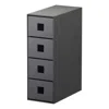 Yamazaki Home Storage Tower With Drawers, Abs Plastic, No Assembly