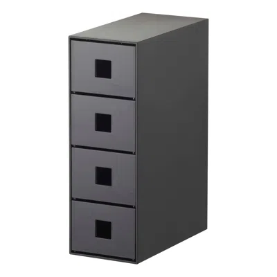 Yamazaki Home Storage Tower With Drawers, Abs Plastic, No Assembly