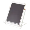 Yamazaki Home Tablet And Cookbook Stand, Steel + Wood, Supports 4.4 Pounds, No Assembly