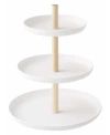 Yamazaki Home Tosca 3-tier Dessert Stand In White