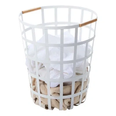 Yamazaki Home Tosca Laundry Basket In Black