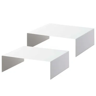 Yamazaki Home Tower Steel Helper Shelf In White
