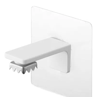 Yamazaki Home Traceless Adhesive Magnetic Soap Holder In White