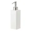Yamazaki Home Traceless Adhesive Soap Dispenser, Abs Plastic, Supports 1.1 Pounds, Adhesive, No Assembly In White