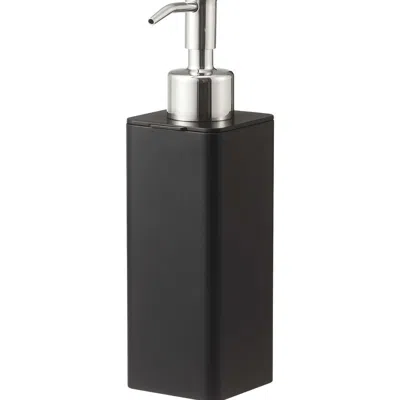 Yamazaki Home Traceless Adhesive Soap Dispenser In Black