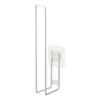 Yamazaki Home Traceless Adhesive Toilet Paper Holder, Steel, Supports 2.2 Pounds, Adhesive