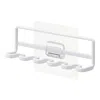 Yamazaki Home Traceless Adhesive Toothbrush Holder, Steel, Supports 0.55 Pounds, Adhesive