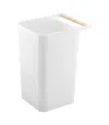 Yamazaki Home Trash Can, Abs Plastic, 2.5 Gallons, 10 Liters, Handles, No Assembly