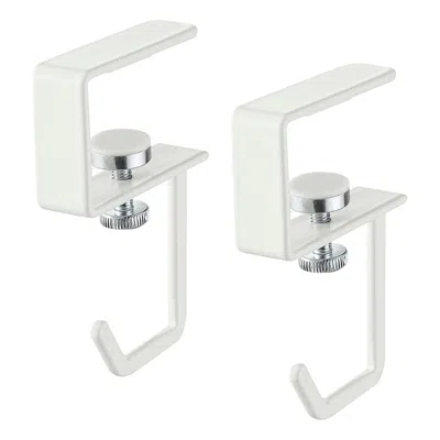 Yamazaki Home Under-shelf Hooks (set Of 2), Steel, Fits Shelves Up To 1 Inches, Supports 1.1 Pounds, Undershelf, N