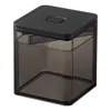 Yamazaki Home Vacuum-sealing Food Container - Tongs, Polypropylene, 500ml, Airtight, Dishwasher Safe, Lid, No Asse In Black