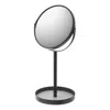 Yamazaki Home Vanity Mirror, Steel, Mirror Diameter 6.75 Inches, 1x And 3x Magnification, No Assembly
