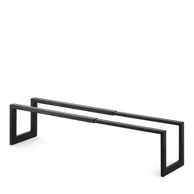 Yamazaki Line Adjustable Shoe Rack In Black