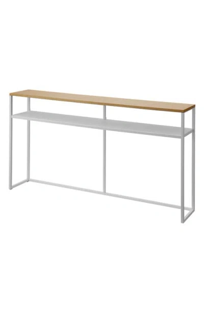 Yamazaki Long Console Table In White