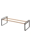Yamazaki Plain Black Shoe Rack In Black