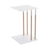 Yamazaki Plain Sliding Side Table In White