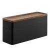 Yamazaki Rin Accessory Holder & Watch Case With Tray In Brown