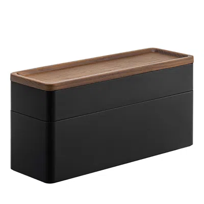 Yamazaki Rin Accessory Holder & Watch Case With Tray In Brown