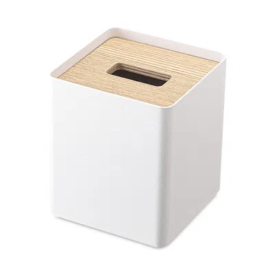 Yamazaki Rin Square Tissue Case In Beige/khaki