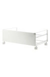 Yamazaki Rolling Shoe Rack In White
