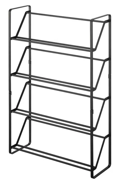Yamazaki Slim Shoe Rack In Black