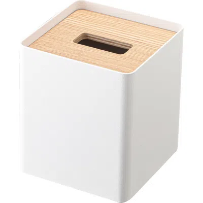 Yamazaki Square Tissue Box Case In Ash
