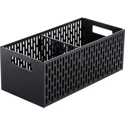 Yamazaki Stackable Vegetable Stocker In Black