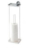 Yamazaki Toilet Paper Stand In White
