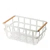 Yamazaki Tosca Dual-handle Storage Basket In White