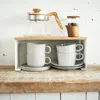 Yamazaki Tosca Wood Top Stackable Kitchen Rack In White