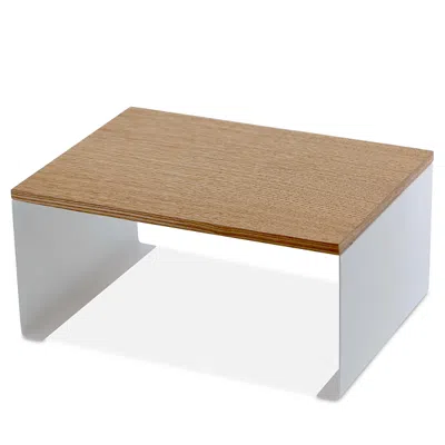 Yamazaki Tosca Wood Top Stackable Kitchen Rack In White