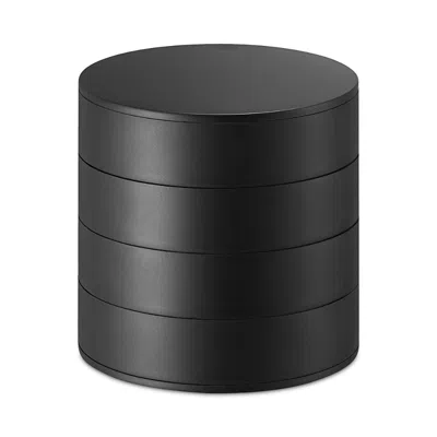 Yamazaki Tower 4 Tier Accessory Tray In Black