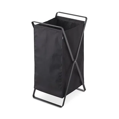 Yamazaki Tower Laundry Hamper In Black