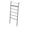 Yamazaki Tower Leaning Ladder With Shelf In Black