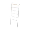 Yamazaki Tower Leaning Ladder With Shelf In White