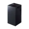 Yamazaki Tower Square Trash Can In Black