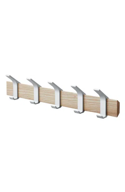 Yamazaki Wall Mounted Coat Rack In Gray
