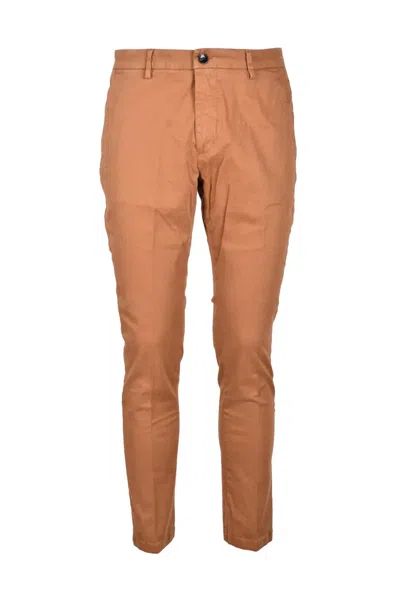 Yan Simmon Cotton Stretch Trousers - Brown