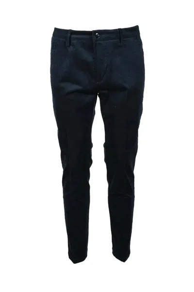 Yan Simmon Cotton Stretch Trousers - Navy Blue