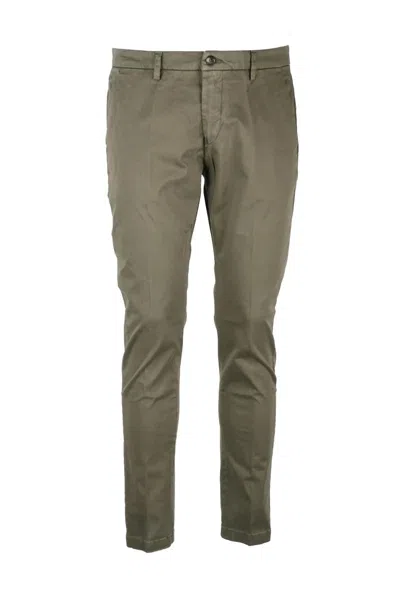 Yan Simmon Cotton Stretch Trousers - Sage Green
