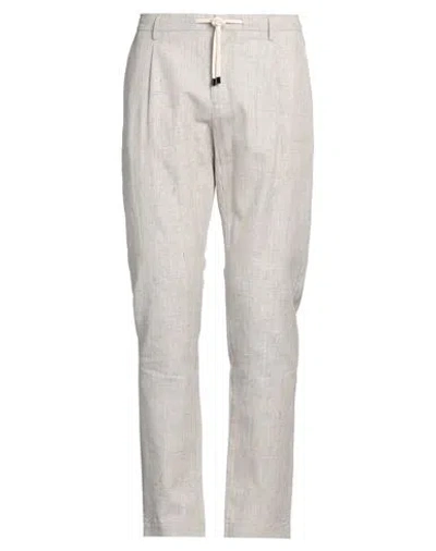 Yan Simmon Man Pants Beige Size 34 Cotton, Linen