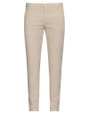 Yan Simmon Man Pants Beige Size 38 Cotton, Elastane In Beige