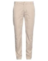 Yan Simmon Man Pants Beige Size 40 Cotton, Elastane