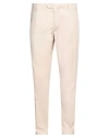 Yan Simmon Man Pants Beige Size 40 Cotton, Lycra, Elastane