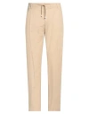 Yan Simmon Man Pants Beige Size 40 Polyester, Viscose, Wool, Elastane In Beige