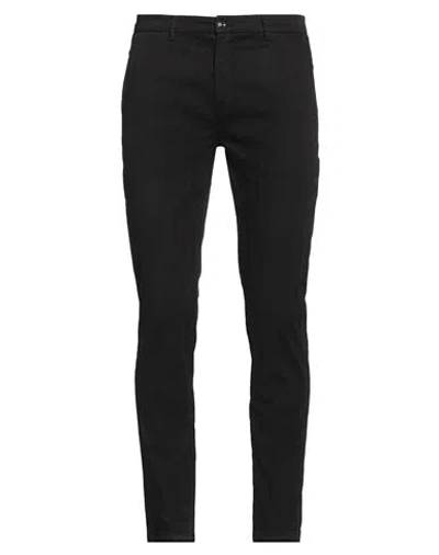 Yan Simmon Man Pants Black Size 32 Cotton, Elastane In Black